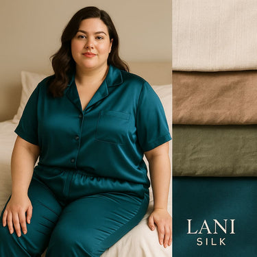 Plus Size Silk Pajamas