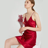 Silk Nightgown - Elegant Casual Suspender Sleepwear Breathable - LANI SILK