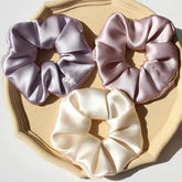 Silk Scrunchies - Hair Ties Elastic Bands Holders for Women - LANI SILK