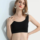 Silk Bra - 100% Natural Silk Lining Wire Free Full Yoga Wear - LANI SILK