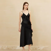 Silk Nightgown - Elegant Style Spaghetti Straps Summer 2025 - LANI SILK