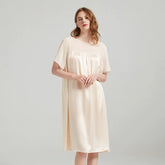 Silk Nightgown – Loose Fit, Minimalist & Comfortable - LANI SILK