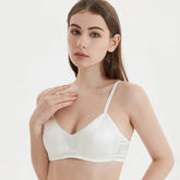 Silk Bra - Wire Free Thin Mold Cup Comfortable Underwear - LANI SILK