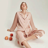 Silk Pajamas - Long Sleeve Simple & Elegant Homewear - LANI SILK