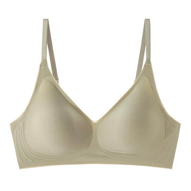 Silk Bra - Cups Seamless Wire Natural Lining Thin Padding - LANI SILK