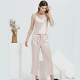 Silk Camisole Sets – Cami Top with Full-Length Pants