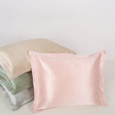 Silk Pillowcase – Double-Sided Square Pillow with Insert