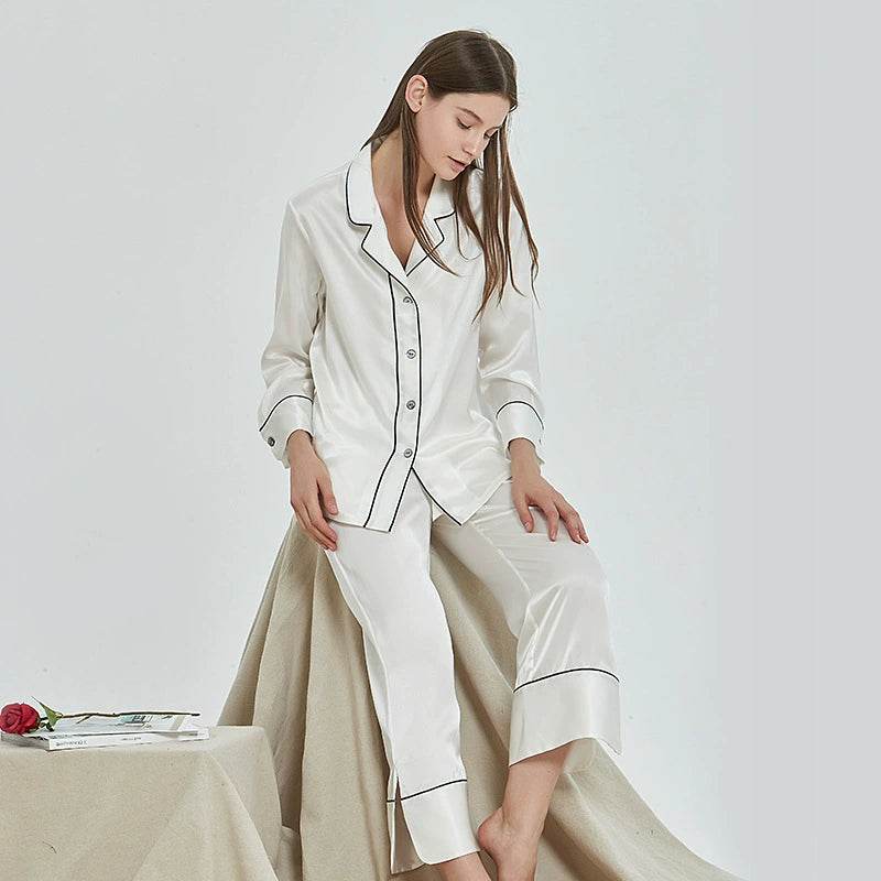 Silk Pajamas - Long Sleeve Two Piece Set For All Seasons - LANI SILK 
