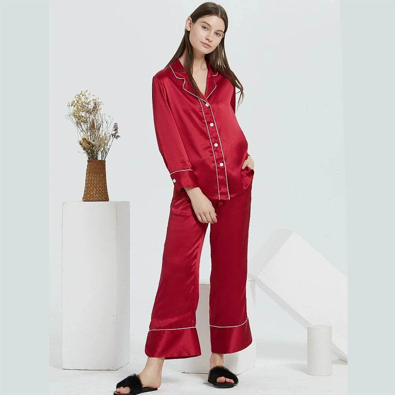 Silk Pajamas - Long Sleeve Two Piece Set For All Seasons - LANI SILK 