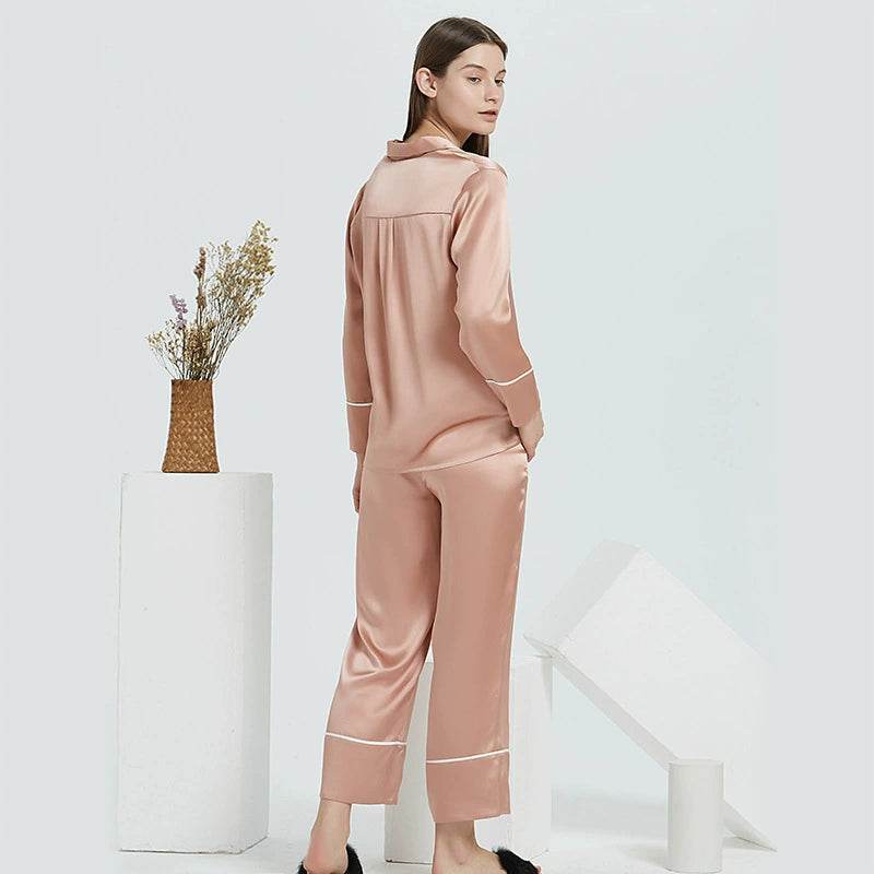 Silk Pajamas - Soft & Elegant Long Sleeve Sleepwear Set - LANI SILK 