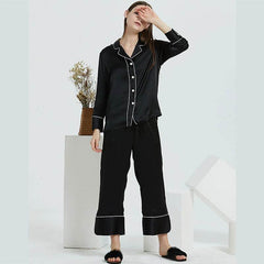 Silk Pajamas - Long Sleeve Two Piece Set For All Seasons - LANI SILK 