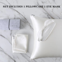 Silk Pillowcases - Double Sided Invisible Zippe