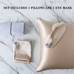 100% Mulberry Silk Pillowcase – Double-Sided, Zippered | Gentle on Hair & Skin