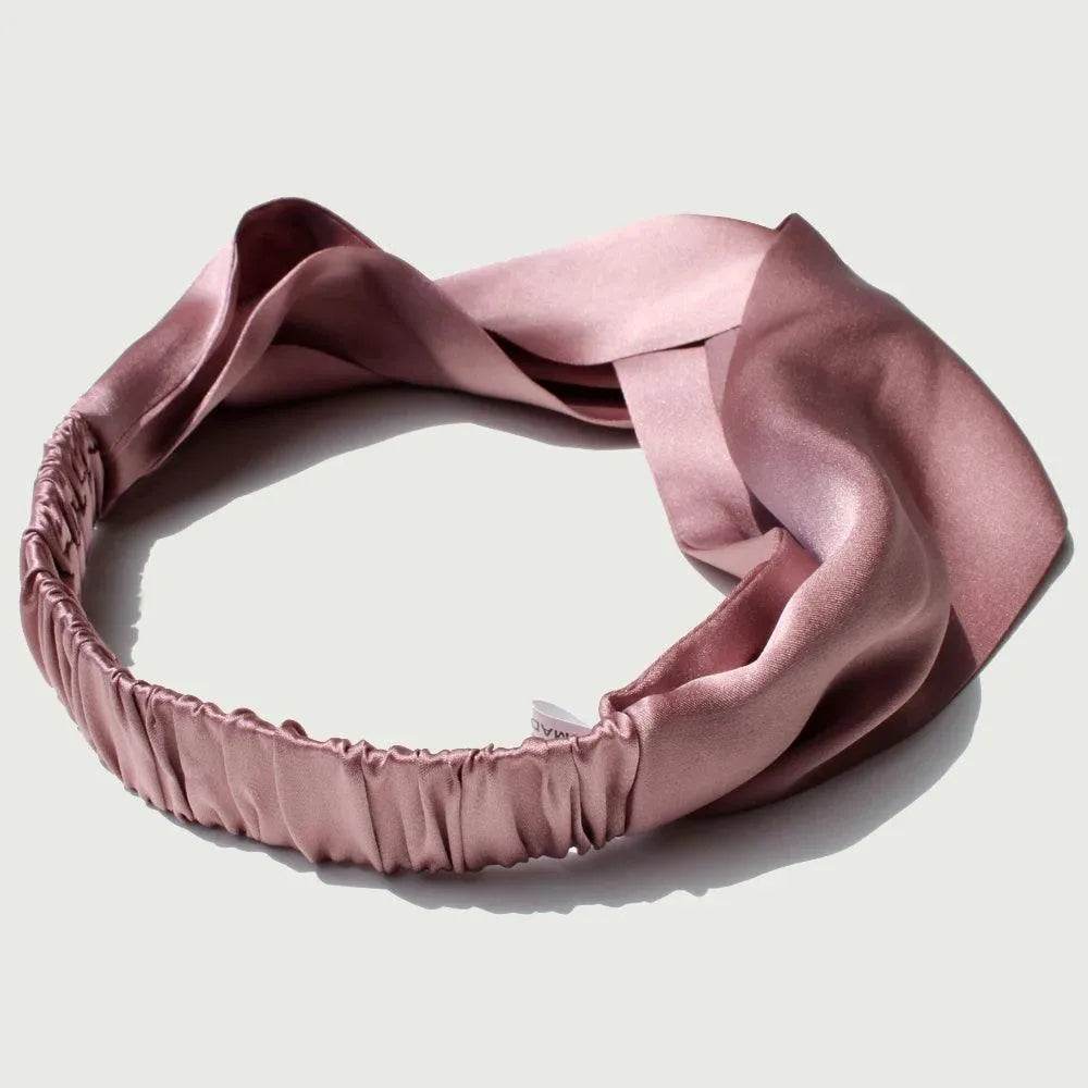 Silk Scrunchies - Cross Headbands Hair Wrap Accessories - LANI SILK 