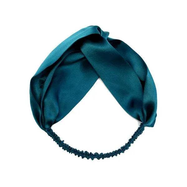 Silk Scrunchies - Cross Headbands Hair Wrap Accessories - LANI SILK 