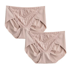 Silk Panties - Lot Natural Lining Seamless Lace Briefs Everyday Wear