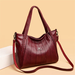 Tote Bag Soft Leather Luxury Casual Ladies Large Shoulder Crossbody