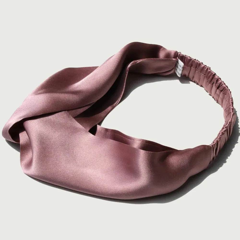 Silk Scrunchies - Cross Headbands Hair Wrap Accessories - LANI SILK 