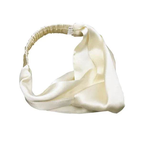 Silk Scrunchies - Cross Headbands Hair Wrap Accessories - LANI SILK 