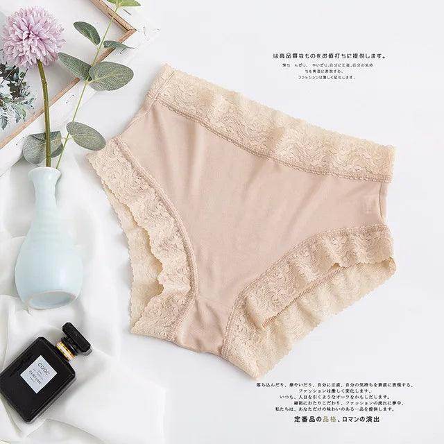 Silk Panties - Natural Waist Briefs Breathable Underwear - LANI SILK 