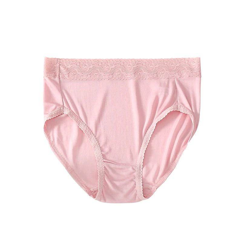 Silk Panties - 100% Real Lace Mid-Rise Underwear & Lingerie - LANI SILK 