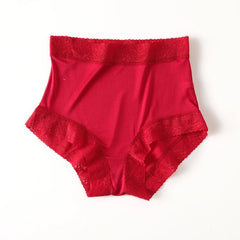 Silk Panties High Waist Briefs Plus Women Transparent