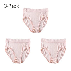 Silk Panties Ladies Hipster Panty Lace Plus Size Seamless Mid Waisted