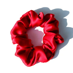 Silk Scrunchies - Large Elastic Damage Holders for Women