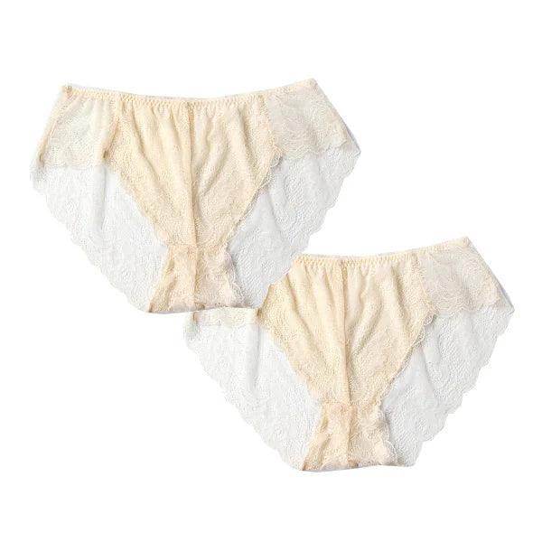 Silk Panties - Lace 100% Natural Silk Sexy Low Rise - LANI SILK 