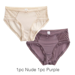 Silk Panties - 100% Natural Silk & Lace, Comfortable Everyday Briefs