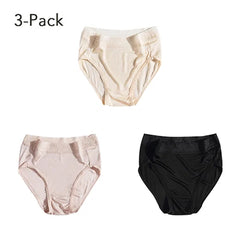 Silk Panties Ladies Hipster Panty Lace Plus Size Seamless Mid Waisted