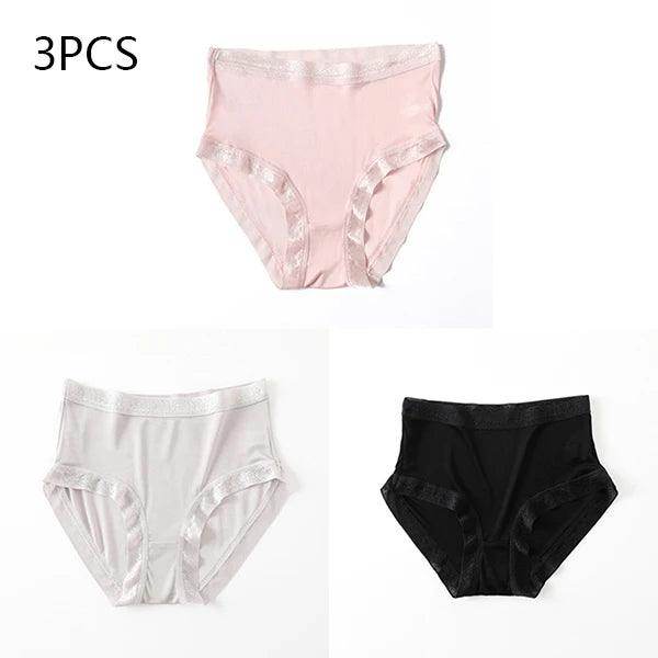 Silk Panties - 100% Natural High Waist Briefs Sexy Lingerie - LANI SILK 
