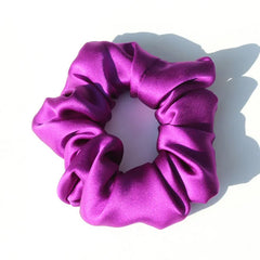 Silk Scrunchies - Large Elastic Damage Holders for Women