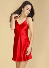 Silk Dress Natural Nuisette Women Sleepwear Gown