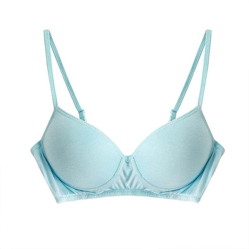 Silk Bra - Wireless Bralette Seamless & Invisible 100% Real Silk - LANI SILK 