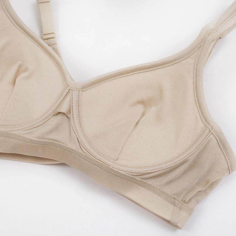 Silk Bra - 100% Real Silk Wireless Bralette Seamless - LANI SILK 