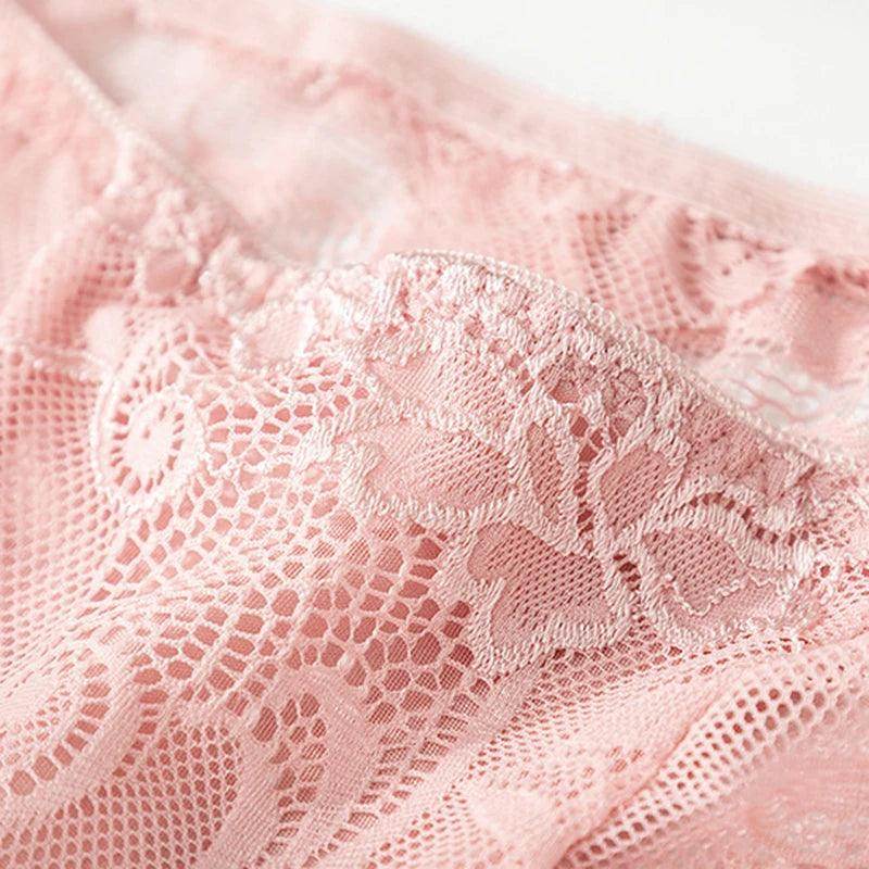 Silk Panties - Lace Briefs Seamless Transparent Lingerie - LANI SILK 