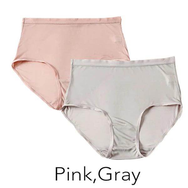 Silk Panties - High Waist Briefs Full Coverage Underwear - LANI SILK 