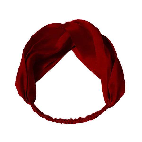 Silk Scrunchies - Cross Headbands Hair Wrap Accessories - LANI SILK 