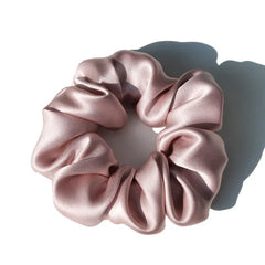 Silk Scrunchies - Large Elastic Damage Holders for Women