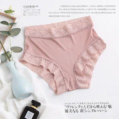 Silk Panties High Waist Briefs Plus Women Transparent