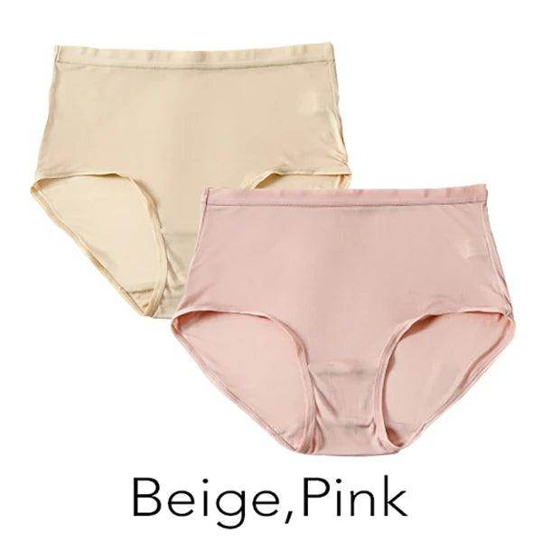 Silk Panties - High Waist Briefs Full Coverage Underwear - LANI SILK 