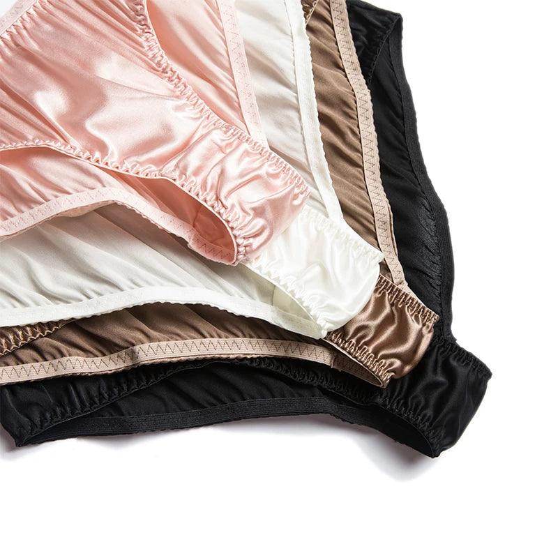 Silk Panties - Sexy Low Waist T-Shape Underwear for Women - LANI SILK 
