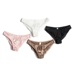 Silk Panties - Sexy Low Waist T-Shape Underwear for Women