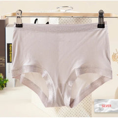 Silk Panties - 100% Natural Silk Seamless Mid-Rise Boxers