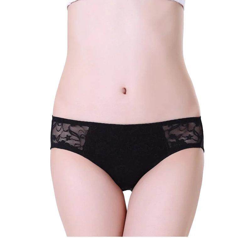 Silk Panties - 100% Pure Real Silk Lace Sexy Women’s Briefs - LANI SILK 