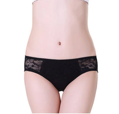 Silk Panties - 100% Pure Real Silk Lace Sexy Women’s Briefs