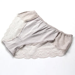 Silk Panties - Lace 100% Natural Silk Sexy Low Rise