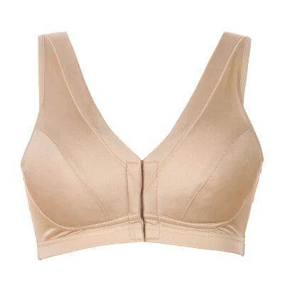 Silk Bra - Front Closure Unlined Full Cup Lingerie - LANI SILK 