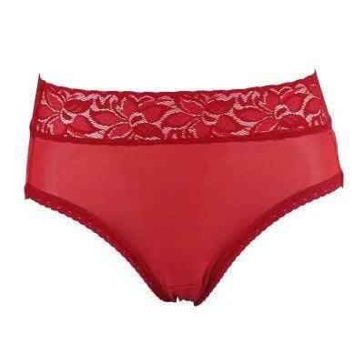 Silk Panties - 100% Real Lace Mid-Rise Underwear & Lingerie - LANI SILK 